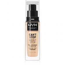 NYX Professional Makeup Can't Stop Won't Stop Full Coverage Foundation тональный крем с плотным покрытием оттенка 06 Vanilla 30 мл Inna Marka NYX Professional Makeup Can't Stop Won't Stop Full Coverage Foundation тональный крем с плотным покрытием оттенка 06 Vanilla 30 мл Inna Marka