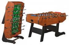 Настольный футбол (кикер) «Maccabi» (140x75x89, орех, складной) Настольный футбол (кикер) «Maccabi» (140x75x89, орех, складной)