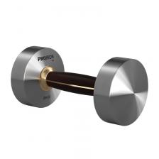 Гантель из нержавеющей стали и черного дерева 5кг PROIRON Г1050НЧ Гантель из нержавеющей стали и черного дерева 5кг PROIRON Г1050НЧ