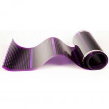 Инфракрасный пленочный теплый пол VIOLET FLOOR — это яркая и легко узнаваемая фиолетовая тонкая пленка с равномерно нанесенными на нее нагревательными элементами из углеродных полимеров.Основным конкурентным преимуществом VIOLET является наличие антиискровой серебряной сетки внутри многослойной термопленки, которая обеспечивает плавное соединение медной шины и нагревательных элементов, создавая абсолютную пожаробезопасность.Шаг отреза - 25 см, что позволяет создавать секции необходимой длины и значительно упростить монтаж системы.Укладывается без применения смесей и плиточного клея непосредственно под напольное покрытие. Подходит для обогрева под ламинат, паркетную доску, линолеум и ковролин. Инфракрасный пленочный теплый пол VIOLET FLOOR — это яркая и легко узнаваемая фиолетовая тонкая пленка с равномерно нанесенными на нее нагревательными элементами из углеродных полимеров.Основным конкурентным преимуществом VIOLET является наличие антиискровой серебряной сетки внутри многослойной термопленки, которая обеспечивает плавное соединение медной шины и нагревательных элементов, создавая абсолютную пожаробезопасность.Шаг отреза - 25 см, что позволяет создавать секции необходимой длины и значительно упростить монтаж системы.Укладывается без применения смесей и плиточного клея непосредственно под напольное покрытие. Подходит для обогрева под ламинат, паркетную доску, линолеум и ковролин.