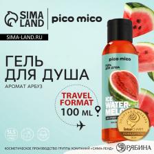 Гель для душа женский Ice watermelon, 100 мл, аромат арбуза, PICO MICO Гель для душа женский Ice watermelon, 100 мл, аромат арбуза, PICO MICO