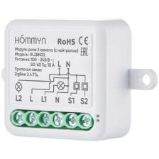 Модуль реле Hommyn zigbee. 2 канала (с нейтралью) RLZBN02 Модуль реле Hommyn zigbee. 2 канала (с нейтралью) RLZBN02