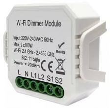 Wi-Fi реле-диммер двухканальное Denkirs 2x100Вт RL1004-DM Wi-Fi реле-диммер двухканальное Denkirs 2x100Вт RL1004-DM