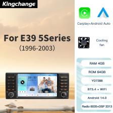 Kingchange Android 14 8 дюймов для BMW 5 E39 1995–2003 E53 X5 M5 2 Din Стерео Мультимедийное радио CarPlay Auto Wifi GPS 360 WIFI RDS Kingchange Android 14 8 дюймов для BMW 5 E39 1995–2003 E53 X5 M5 2 Din Стерео Мультимедийное радио CarPlay Auto Wifi GPS 360 WIFI RDS