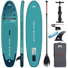 SUP-доска Aqua Marina Vapor Aqua Splash, 315х79х15 см, насос, весло, лиш, киль, ремнабор, сумка, до 140 кг (BT-23VAP) SUP-доска Aqua Marina Vapor Aqua Splash, 315х79х15 см, насос, весло, лиш, киль, ремнабор, сумка, до 140 кг (BT-23VAP)