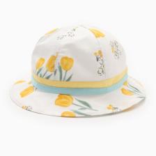 Панама детская «Тюльпаны» MINAKU, жёлтая, размер 50 Панама детская «Тюльпаны» MINAKU, жёлтая, размер 50