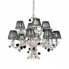 Подвесная люстра 6906/8+4 11_V2544 MM Lampadari Paris с розой Подвесная люстра 6906/8+4 11_V2544 MM Lampadari Paris с розой