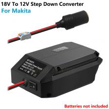 Новый понижающий преобразователь 18 В до 12 В для Makita/Dewalt/Milwaukee/Bosch 18 В, адаптер прикуривателя, редуктор напряжения, понижающий Новый понижающий преобразователь 18 В до 12 В для Makita/Dewalt/Milwaukee/Bosch 18 В, адаптер прикуривателя, редуктор напряжения, понижающий