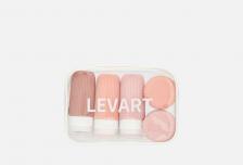 Набор дорожных флаконов для косметических средств Travel silicone bottles 5 шт LEVART Набор дорожных флаконов для косметических средств Travel silicone bottles 5 шт LEVART
