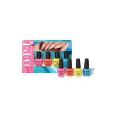Мини-набор лака для ногтей Summer Make The Rules с непрозрачным жемчужным и кремовым покрытием, 4 x 0,125 жидких унции, Opi Мини-набор лака для ногтей Summer Make The Rules с непрозрачным жемчужным и кремовым покрытием, 4 x 0,125 жидких унции, Opi
