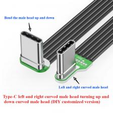 Гибкий силиконовый кабель USB C к USB C для телефонов 60 Вт Гибкий силиконовый кабель USB C к USB C для телефонов 60 Вт