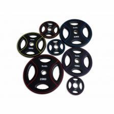 Диск для штанги Smith Strength полиуретановый черный с цветными линиями, D51 мм 2,5кг PUWP12 Диск для штанги Smith Strength полиуретановый черный с цветными линиями, D51 мм 2,5кг PUWP12