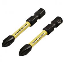 биты HANSKONNER PH2 50мм torsion 2шт биты HANSKONNER PH2 50мм torsion 2шт