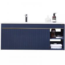 Тумба с раковиной Orans 100 подвесная синий матовый Тумба с раковиной Orans 100 подвесная синий матовый