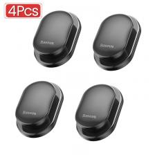 Автомобильные зажимы Baseus 4 шт., органайзер для USB-кабеля, хранилище, автомобильный крючок, автомобильная наклейка, держатель, автомобильный зажим для кабеля, наушников, ключей, настенная вешалка Автомобильные зажимы Baseus 4 шт., органайзер для USB-кабеля, хранилище, автомобильный крючок, автомобильная наклейка, держатель, автомобильный зажим для кабеля, наушников, ключей, настенная вешалка