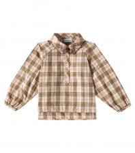 Блузка из хлопка в клетку Burberry Check Burberry Kids, Plush Ip Check Блузка из хлопка в клетку Burberry Check Burberry Kids, Plush Ip Check