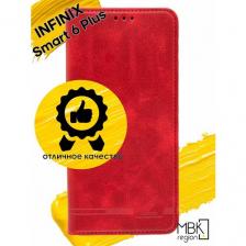 Чехол книжка для Infinix Smart 6 Plus / инфиникс смарт 6+ GQ.UTROBE красный Чехол книжка для Infinix Smart 6 Plus / инфиникс смарт 6+ GQ.UTROBE красный