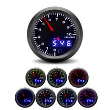 Тахометр PRM Boost 52 мм, измеритель температуры воды, масла, температуры, масляного пресса, вольтметр EGT, датчик AFR, 7 цветов, светодиодный двойной дисплей, автомобильный измеритель Тахометр PRM Boost 52 мм, измеритель температуры воды, масла, температуры, масляного пресса, вольтметр EGT, датчик AFR, 7 цветов, светодиодный двойной дисплей, автомобильный измеритель
