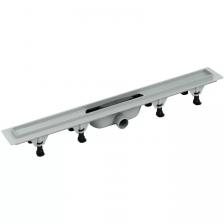 Душевой лоток Plastbrno Design 2 85.5 с решеткой и опорами серый Душевой лоток Plastbrno Design 2 85.5 с решеткой и опорами серый
