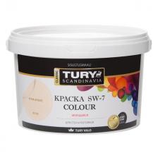 краска акриловая TURY SW-7 Colour для стен и потолков моющаяся 2,4кг крем-брюле, арт.КрВДSW72,4КБ краска акриловая TURY SW-7 Colour для стен и потолков моющаяся 2,4кг крем-брюле, арт.КрВДSW72,4КБ