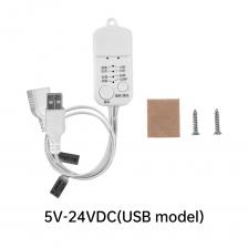 DC 5V-24V USB DC Инфракрасный датчик движения PIR для тела, микроволновый радар, датчик движения, детектор для светодиодной ленты, источник питания DC 5V-24V USB DC Инфракрасный датчик движения PIR для тела, микроволновый радар, датчик движения, детектор для светодиодной ленты, источник питания