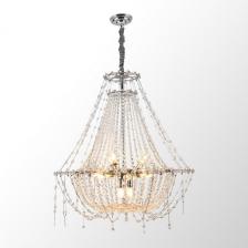 Подвесная хрустальная люстра Lussole Rains LSP-6001 Подвесная хрустальная люстра Lussole Rains LSP-6001