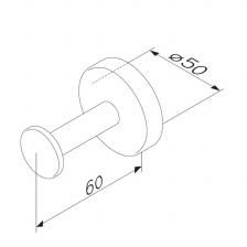 Крючок для халата Am.Pm Inspire v2.0 (A50A35800) Крючок для халата Am.Pm Inspire v2.0 (A50A35800)