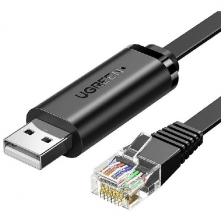 Кабель Ugreen CM204 (60813) USB-A to RJ45 Console Cable, 3 м, черный Кабель Ugreen CM204 (60813) USB-A to RJ45 Console Cable, 3 м, черный