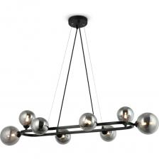 Плафоны-сферы из стекла 2х оттенков - полупрозрачный дымчатый - расположены на вытянутом металлическом каркасе, обеспечивая равномерный свет. Тонкие тросы придают светильнику эффект парения. Источник света - лампа с цоколем G9. Плафоны-сферы из стекла 2х оттенков - полупрозрачный дымчатый - расположены на вытянутом металлическом каркасе, обеспечивая равномерный свет. Тонкие тросы придают светильнику эффект парения. Источник света - лампа с цоколем G9.