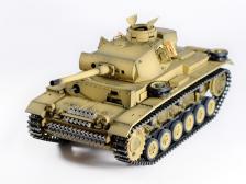 Р/У танк Taigen 1/16 Panzerkampfwagen III (Германия) дым, свет (для ИК боя) V3 2.4G RTR пустыня Р/У танк Taigen 1/16 Panzerkampfwagen III (Германия) дым, свет (для ИК боя) V3 2.4G RTR пустыня