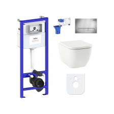 Комплект 7 в 1 Lavinia Boho One Compacto 87040062 элегантное и функциональное решение. Чаша унитаза крепится на инсталляционную систему, далее на стену монтируется клавиша смыва для подачи воды. Подвесной унитаз, как правило, находится над полом на высоте около 100 мм, что облегчает уборку и обеспечивает доступ для свободного мытья пола под чашей. Санитарный фарфор Lavinia Boho имеет более твердую и гладкую поверхность, нежели сантехнический фаянс. Благодаря современному оборудованию и обжигу керамики при температуре 1250 °С образуется беспористая многослойная глазурь, которая отличается низким коэффициентом водопоглощения и меньше впитывает грязь и запахи. Сиденье изготовлено из дюропласта с петлями из нержавеющей стали. Благодаря встроенным в петли амортизаторам сиденье с крышкой опускается медленно, закрывается мягко и бесшумно. Для полноценной гигиенической чистки унитаза сиденье можно снять простым нажатием, а после также просто установить обратно. Комплект 7 в 1 Lavinia Boho One Compacto 87040062 элегантное и функциональное решение. Чаша унитаза крепится на инсталляционную систему, далее на стену монтируется клавиша смыва для подачи воды. Подвесной унитаз, как правило, находится над полом на высоте около 100 мм, что облегчает уборку и обеспечивает доступ для свободного мытья пола под чашей. Санитарный фарфор Lavinia Boho имеет более твердую и гладкую поверхность, нежели сантехнический фаянс. Благодаря современному оборудованию и обжигу керамики при температуре 1250 °С образуется беспористая многослойная глазурь, которая отличается низким коэффициентом водопоглощения и меньше впитывает грязь и запахи. Сиденье изготовлено из дюропласта с петлями из нержавеющей стали. Благодаря встроенным в петли амортизаторам сиденье с крышкой опускается медленно, закрывается мягко и бесшумно. Для полноценной гигиенической чистки унитаза сиденье можно снять простым нажатием, а после также просто установить обратно.