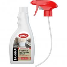 Эффективное чистящее средство, предназначенное для комплексной уборки в ванной комнате. Средство кислотное pH - 2.8, за счет чего оно эффективно удаляет стойкие загрязнения, мочевой и водный камень, известковый налет, ржавчину и мыльные разводы. Не рекомендуется использовать для чистки материалов, чувствительных к кислотам. Благодаря концентрированной пене, средство для мытья ванны расходуется экономично. Пена глубоко проникает в загрязнения, разрушая их изнутри, а также надежно удерживается на вертикальных поверхностях, что позволяет очистить даже труднодоступные участки без лишних усилий. Антиналет универсальный эффективно очищает раковины, ванны, душевые кабины, смесители, кафельную плитку и унитазы, не повреждает хромированные покрытия. Достаточно распылить средство на загрязненную поверхность, подождать 2 минуты и смыть водой. Активная формула эффективно удаляет даже застарелые известковые отложения и ржавчину, не требуя долгого механического воздействия. Эффективное чистящее средство, предназначенное для комплексной уборки в ванной комнате. Средство кислотное pH - 2.8, за счет чего оно эффективно удаляет стойкие загрязнения, мочевой и водный камень, известковый налет, ржавчину и мыльные разводы. Не рекомендуется использовать для чистки материалов, чувствительных к кислотам. Благодаря концентрированной пене, средство для мытья ванны расходуется экономично. Пена глубоко проникает в загрязнения, разрушая их изнутри, а также надежно удерживается на вертикальных поверхностях, что позволяет очистить даже труднодоступные участки без лишних усилий. Антиналет универсальный эффективно очищает раковины, ванны, душевые кабины, смесители, кафельную плитку и унитазы, не повреждает хромированные покрытия. Достаточно распылить средство на загрязненную поверхность, подождать 2 минуты и смыть водой. Активная формула эффективно удаляет даже застарелые известковые отложения и ржавчину, не требуя долгого механического воздействия.