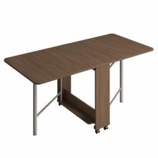 Стол-книжка с металлической ногой, 1630/934/238x800x750 мм, цвет ясень шимо тёмный Стол-книжка с металлической ногой, 1630/934/238x800x750 мм, цвет ясень шимо тёмный