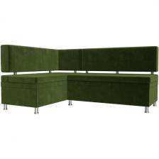 Кухонный уголок Стайл левый (микровельвет зеленый) Лига Диванов 114520L Кухонный уголок Стайл левый (микровельвет зеленый) Лига Диванов 114520L