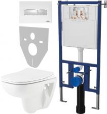 Комплект Унитаз подвесной Seramiksan Petite A101002H с микролифтом + Система инсталляции для унитазов DIWO 4501 + Кнопка смыва DIWO 7320 белая Комплект Унитаз подвесной Seramiksan Petite A101002H с микролифтом + Система инсталляции для унитазов DIWO 4501 + Кнопка смыва DIWO 7320 белая