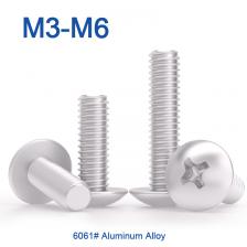 Алюминиевые винты AZKD с крестовой головкой M3-M8 Алюминиевые винты AZKD с крестовой головкой M3-M8