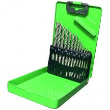 Набор сверл по металлу в металлическом кейсе Р6М5, 13 шт, 1.5-6.5x0.5+3.2+4.8 мм Резолюкс 26443 Набор сверл по металлу в металлическом кейсе Р6М5, 13 шт, 1.5-6.5x0.5+3.2+4.8 мм Резолюкс 26443