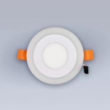 Трёхрежимный круглый встраиваемый LED светильник Eleganz является ультратонким светодиодным светильником нового поколения.Особенности и преимущества: -Три режима работы: 1.Основной свет 2.Декоративная подсветка 3.Совмещенный основной свет вместе с подсветкой-Универсальность: Может использоваться как основной источник света, так и в качестве дополнительного освещения.-Ультратонкий дизайн: Благодаря своему тонкому корпусу, светильник легко вписывается в любой интерьер и не занимает много места.-Энергоэффективность: Светодиодные технологии обеспечивают низкое энергопотребление и долгий срок службы.-Легкость установки: Встраиваемый дизайн позволяет легко монтировать светильник в потолок.Этот светильник станет отличным выбором для тех, кто ищет современное и функциональное решение для освещения своего дома или офиса. Трёхрежимный круглый встраиваемый LED светильник Eleganz является ультратонким светодиодным светильником нового поколения.Особенности и преимущества: -Три режима работы: 1.Основной свет 2.Декоративная подсветка 3.Совмещенный основной свет вместе с подсветкой-Универсальность: Может использоваться как основной источник света, так и в качестве дополнительного освещения.-Ультратонкий дизайн: Благодаря своему тонкому корпусу, светильник легко вписывается в любой интерьер и не занимает много места.-Энергоэффективность: Светодиодные технологии обеспечивают низкое энергопотребление и долгий срок службы.-Легкость установки: Встраиваемый дизайн позволяет легко монтировать светильник в потолок.Этот светильник станет отличным выбором для тех, кто ищет современное и функциональное решение для освещения своего дома или офиса.