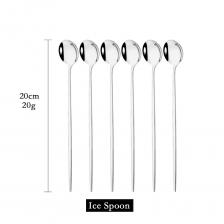 Набор ложек из нержавеющей стали 6 шт. Набор ложек из нержавеющей стали 6 шт.