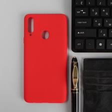 Чехол PERO, для телефона Samsung A22, силиконовый, красный Чехол PERO, для телефона Samsung A22, силиконовый, красный