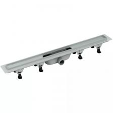 Душевой лоток Plastbrno Design 1 85.5 с решеткой и опорами серый Душевой лоток Plastbrno Design 1 85.5 с решеткой и опорами серый