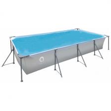 Бассейн каркасный Avenli 394х207х80 см, 6075 л, прямоугольный, серый, с фильтр-насосом (17723EU) Бассейн каркасный Avenli 394х207х80 см, 6075 л, прямоугольный, серый, с фильтр-насосом (17723EU)