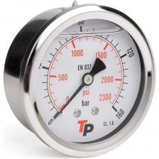 Деформационный манометр с трубчатой пружиной и жидкостным заполнением предназначен для измерения давления газообразных и жидких, несильно вязких и не кристаллизирующихся сред, не агрессивных к деталям из медных сплавов. Служит для работы в условиях, где существуют вибрации и пульсации. Деформационный манометр с трубчатой пружиной и жидкостным заполнением предназначен для измерения давления газообразных и жидких, несильно вязких и не кристаллизирующихся сред, не агрессивных к деталям из медных сплавов. Служит для работы в условиях, где существуют вибрации и пульсации.