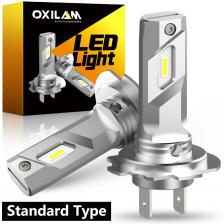 OXILAM 2 шт. 16000lm H7 светодиодный безвентиляторная головсветильник лампа 6500K белая Беспроводная Автомобильная фара светодиодсветильник 360 H7 Мини-Лампочки H7 CSP чип 12 В OXILAM 2 шт. 16000lm H7 светодиодный безвентиляторная головсветильник лампа 6500K белая Беспроводная Автомобильная фара светодиодсветильник 360 H7 Мини-Лампочки H7 CSP чип 12 В