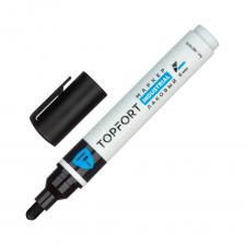 Маркер промышленный TOPFORT Industrial для универсальной маркировки черный (6мм) предназначен для промышленной непрозрачной маркировки металла, стекла, пластика, дерева, резины, камня, картона, кирпича, текстиля, кожи (материал), бумаги, бетона. Краска содержит высококонцентрированный пигмент, хорошо ложится нагладкие ишероховатые поверхности. Может применяться для письма нажирных, пыльных, грязных поверхностях. После высыхания лаковые чернила устойчивы квоздействию света, атмосферных осадков, смазочных материалов, механическому истиранию. Создает стойкую линию толщиной 6 мм Длина маркера — 142 мм Цвет чернил: черный Краска на усиленной нитро-основе РМ-14 (Великобритания) Без ксилола и толуола Устойчивый к износу усиленный акриловый игольчатый наконечник (Япония) Материал корпуса — алюминий Температурный режим использования : от 0 до +40°С Температурный режим хранения: от 0 до +60°С Температурная устойчивость надписи: от –60 до +350 °С Маркер промышленный TOPFORT Industrial для универсальной маркировки черный (6мм) предназначен для промышленной непрозрачной маркировки металла, стекла, пластика, дерева, резины, камня, картона, кирпича, текстиля, кожи (материал), бумаги, бетона. Краска содержит высококонцентрированный пигмент, хорошо ложится нагладкие ишероховатые поверхности. Может применяться для письма нажирных, пыльных, грязных поверхностях. После высыхания лаковые чернила устойчивы квоздействию света, атмосферных осадков, смазочных материалов, механическому истиранию. Создает стойкую линию толщиной 6 мм Длина маркера — 142 мм Цвет чернил: черный Краска на усиленной нитро-основе РМ-14 (Великобритания) Без ксилола и толуола Устойчивый к износу усиленный акриловый игольчатый наконечник (Япония) Материал корпуса — алюминий Температурный режим использования : от 0 до +40°С Температурный режим хранения: от 0 до +60°С Температурная устойчивость надписи: от –60 до +350 °С