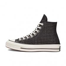 CONVERSE Кроссовки Chuck 70 Womens High Houndstooth Shine Black Womens CONVERSE Кроссовки Chuck 70 Womens High Houndstooth Shine Black Womens
