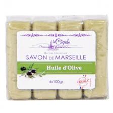мыло LA CIGALE Savon de Marseille Huile d'Olive 4шт 100г мыло LA CIGALE Savon de Marseille Huile d'Olive 4шт 100г