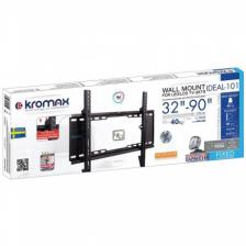 Кронштейн для телевизора Kromax IDEAL-101 черный 32"-90" макс.40кг настенный фиксированный Кронштейн для телевизора Kromax IDEAL-101 черный 32"-90" макс.40кг настенный фиксированный
