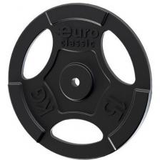 Диск чугунный 15 кг Euro Classic ES-0247, окрашенный d-26 Диск чугунный 15 кг Euro Classic ES-0247, окрашенный d-26