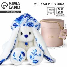 Мягкая игрушка зайка «Li в кокошнике» Мягкая игрушка зайка «Li в кокошнике»